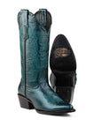Bota Sierra Angel Lozen Cabra Verde Metalico
