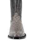 Bota Oval Exótica Avestruz Lozen
