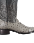 Bota Oval Exótica Avestruz Lozen