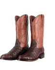 Bota Oval Exótica Avestruz Lozen