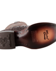 Bota Oval Exótica Avestruz Lozen