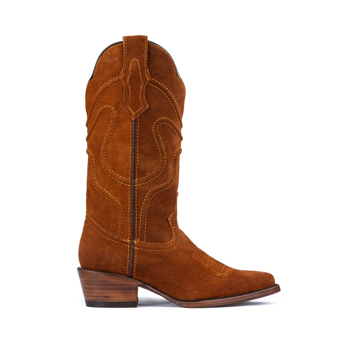Bota Sierra Angel Lozen Gamuza Ladrillo