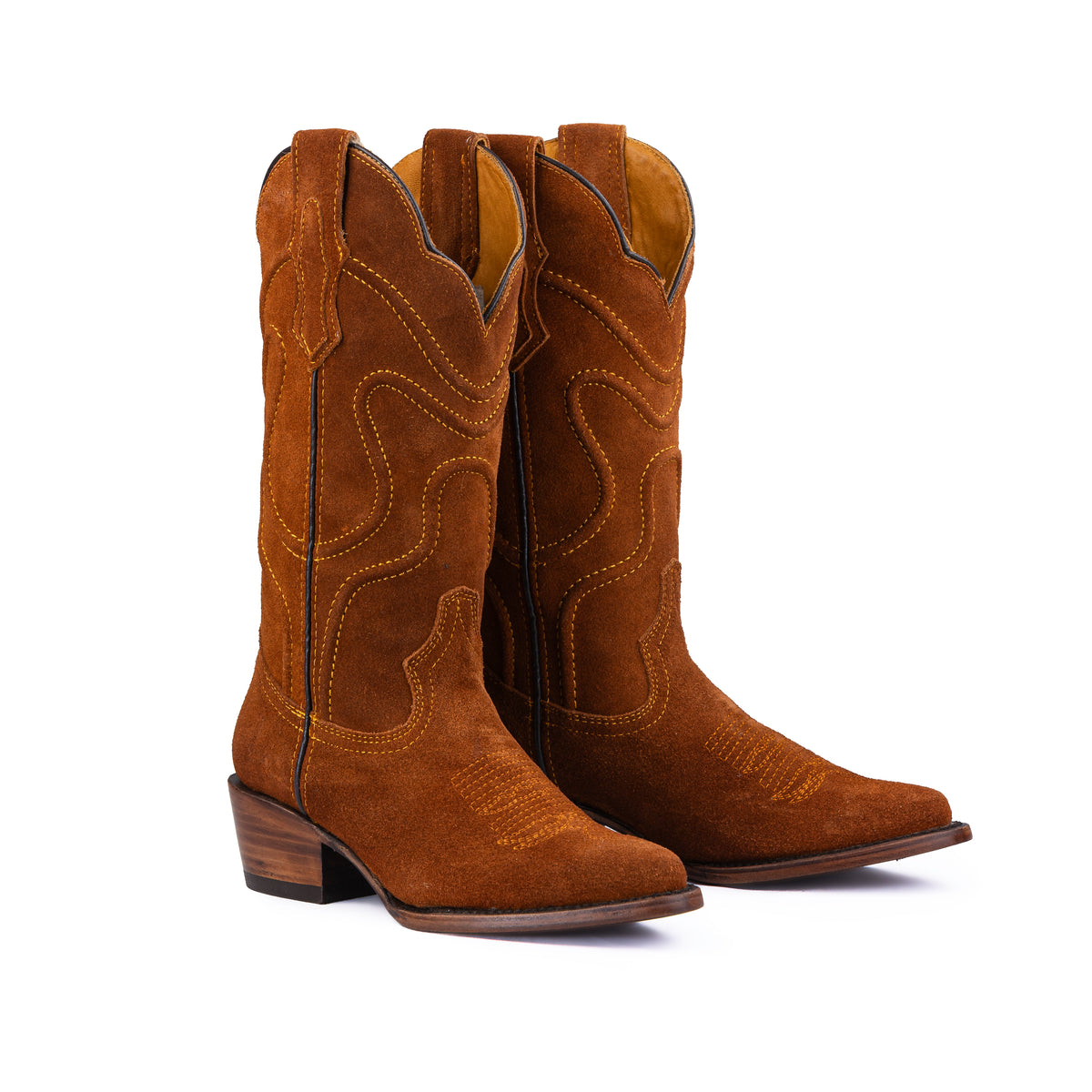 Bota Sierra Angel Lozen Gamuza Ladrillo