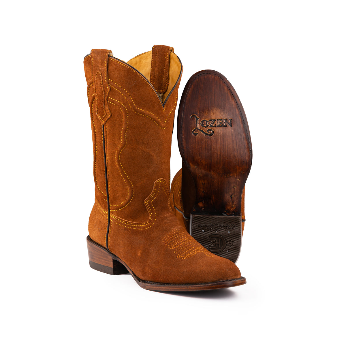 Bota Sierra Oval Gamuza Ladrillo Lozen