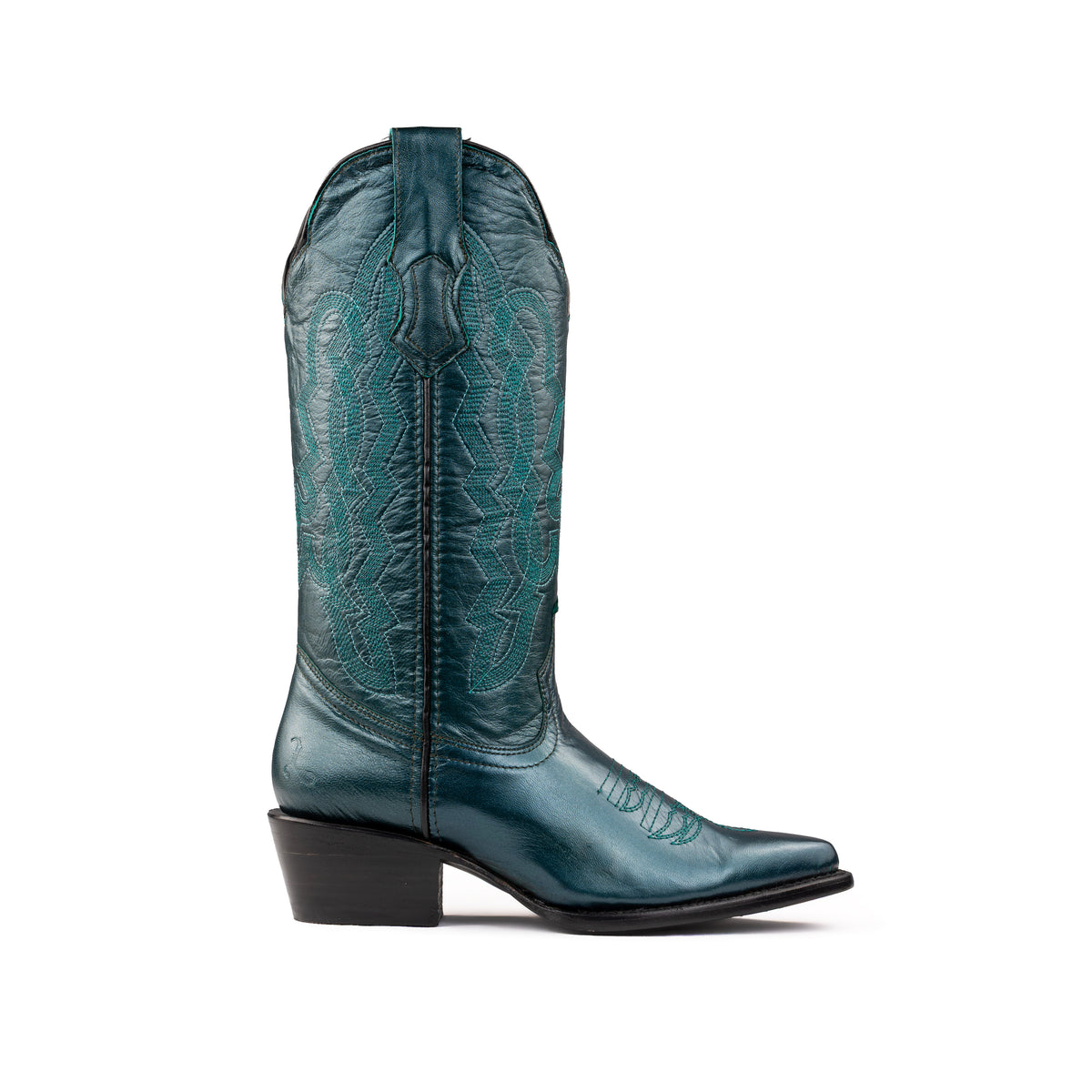 Bota Sierra Angel Lozen Cabra Verde Metalico