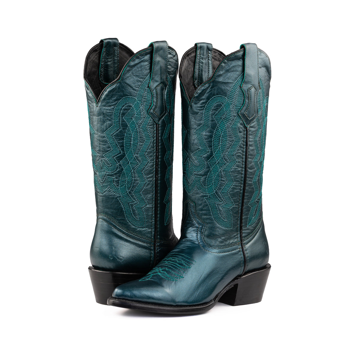 Bota Sierra Angel Lozen Cabra Verde Metalico