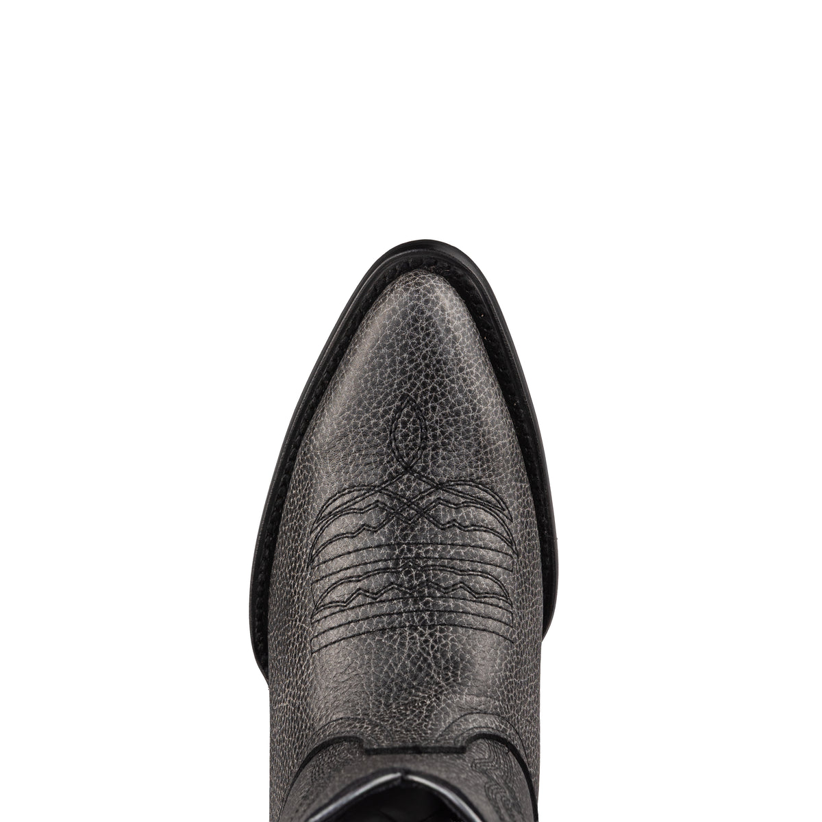 Botin Velvet Lozen Bitono Negro