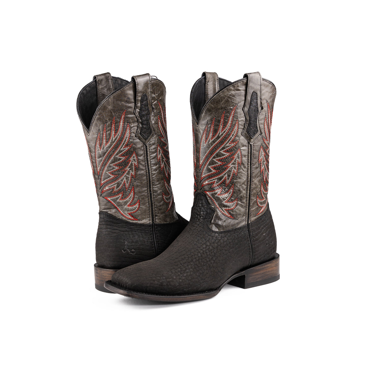 Bota Yaret Rodeo Cuello De Toro Negro Lozen