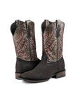 Bota Yaret Rodeo Cuello De Toro Negro Lozen