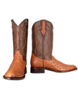 Bota Oval Exótica Avestruz Lozen