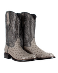 Bota Oval Exótica Avestruz Lozen