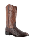 Bota Oval Exótica Avestruz Lozen