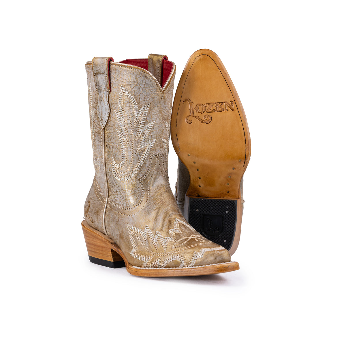 Botin Mujer Palermo Ice Gold Lozen